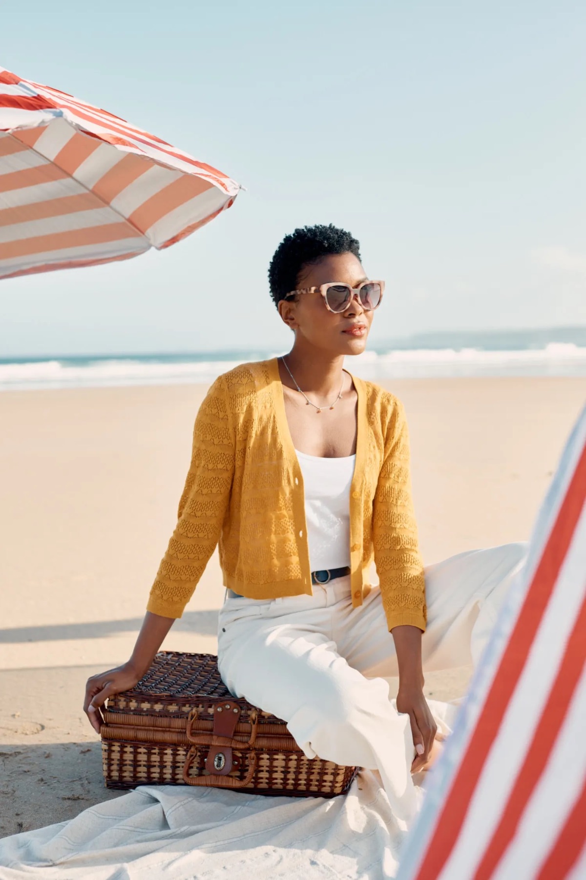 Strickjacke Sweet Day Sandstone 