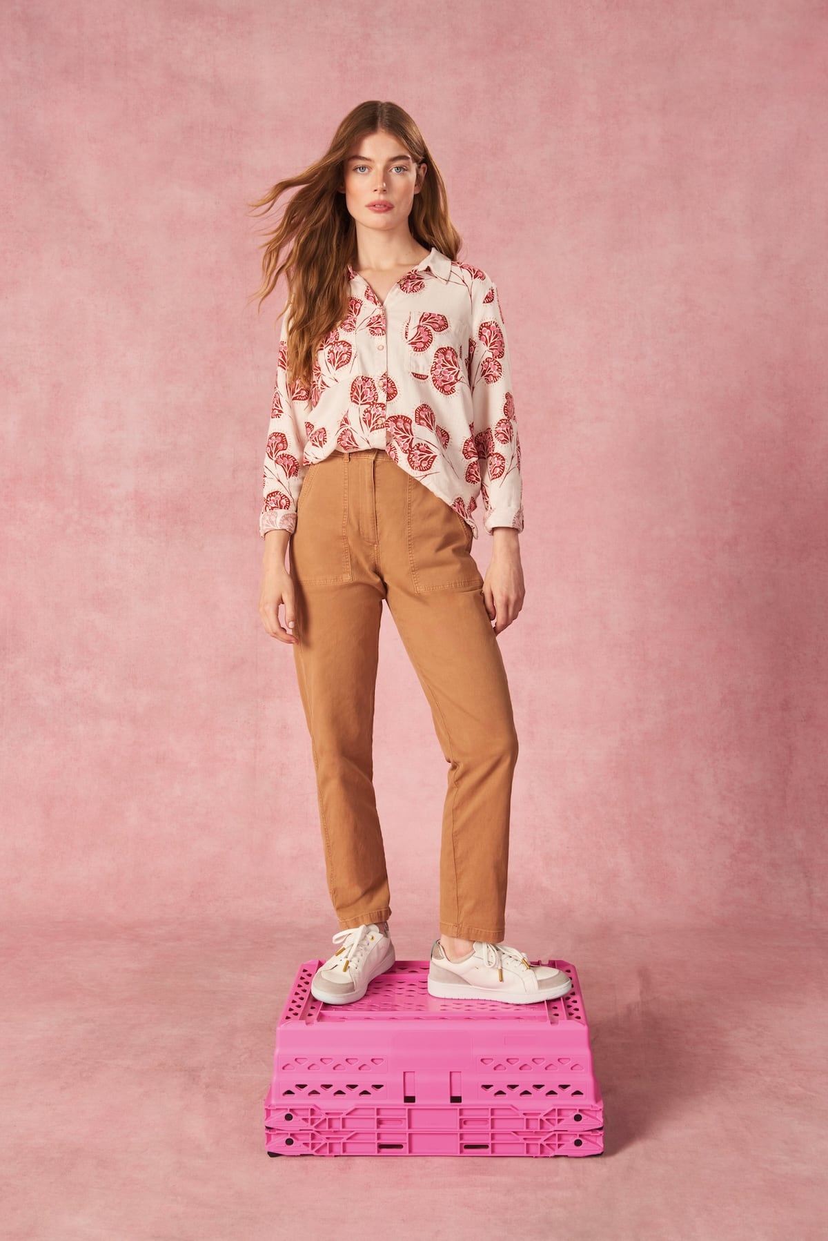 Hemd Sophie Ivory Print