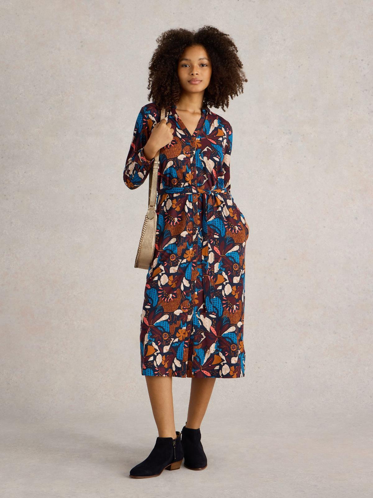 Kleid Annie Navy Print