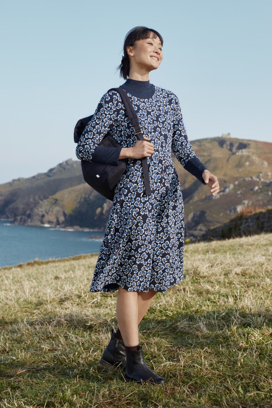 Kleid April Buds Maritime