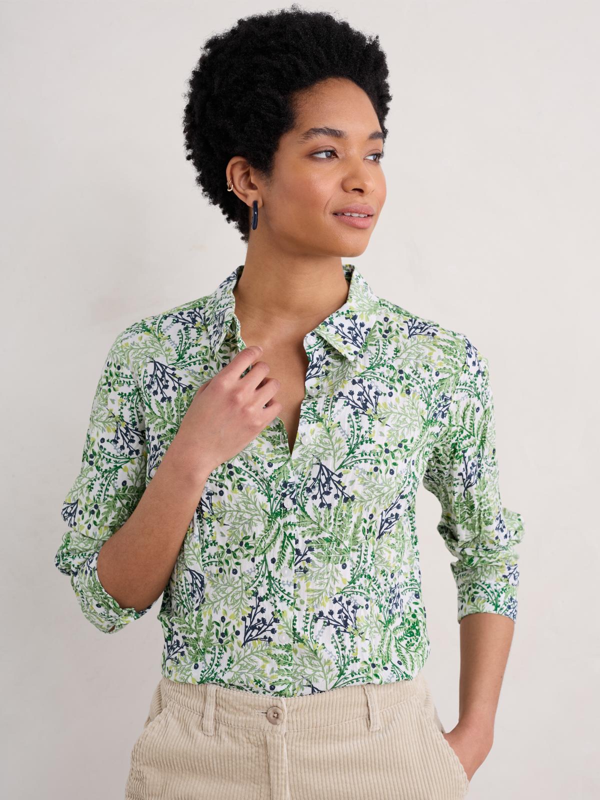 Hemd Larissa Fern Chalk