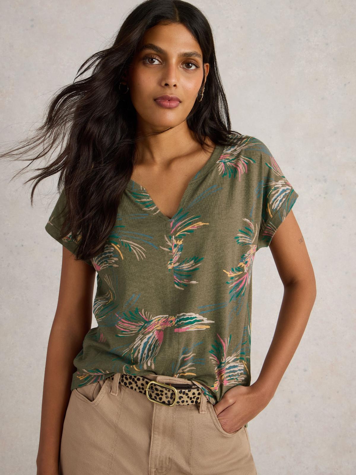 Top Nelly Notch Print