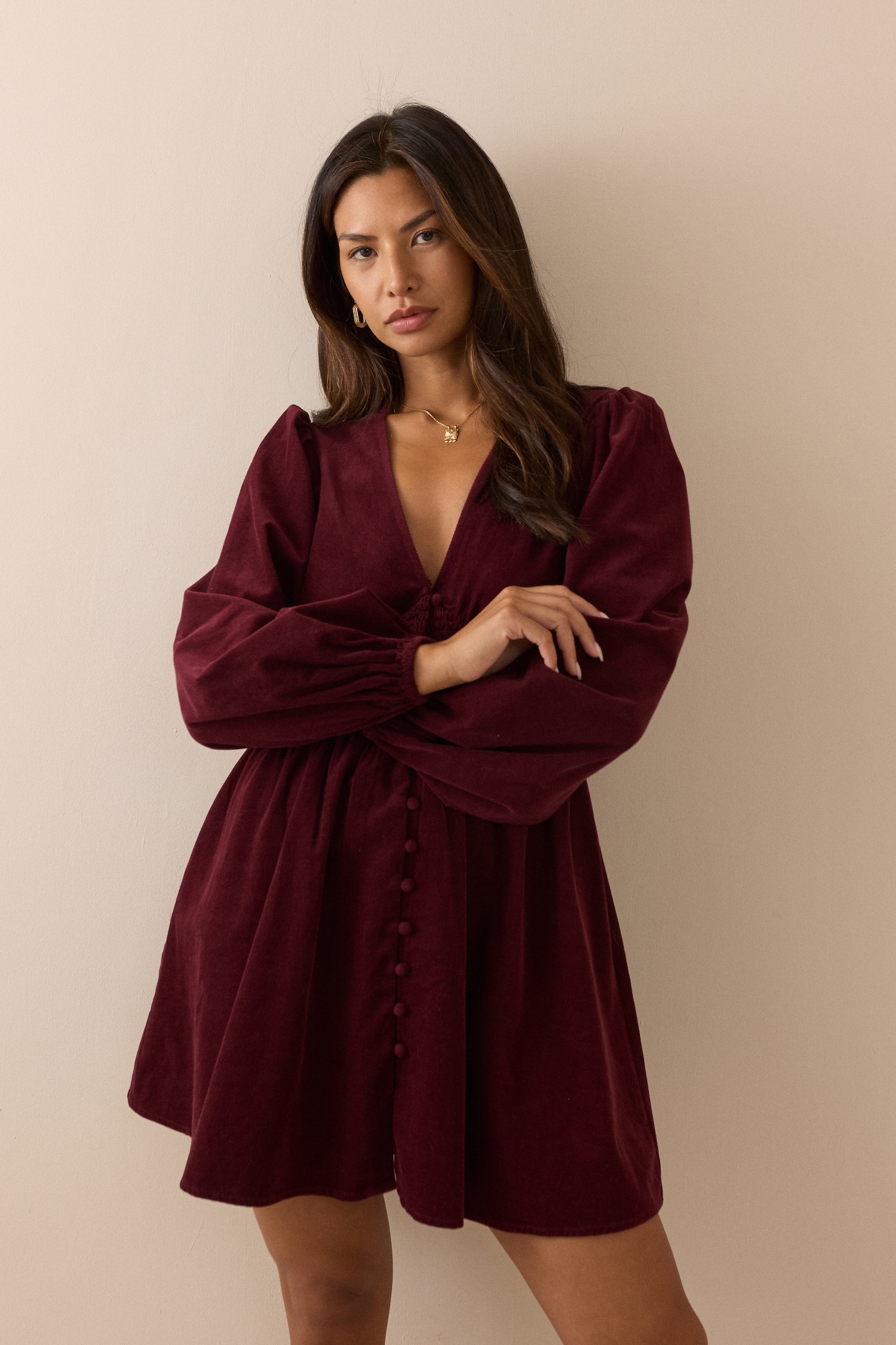 Kleid Riley Burgundy